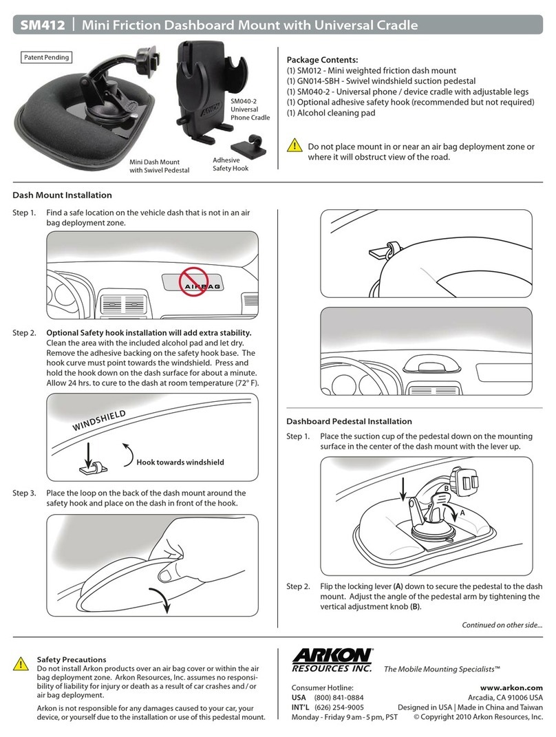 Arkon SM412 User manual