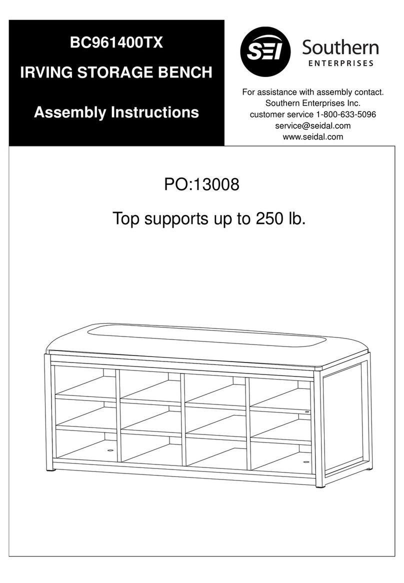 Southern Enterprises BC961400TX Assembly instructions Southern Enterprises BC961400TX Assembly instructions