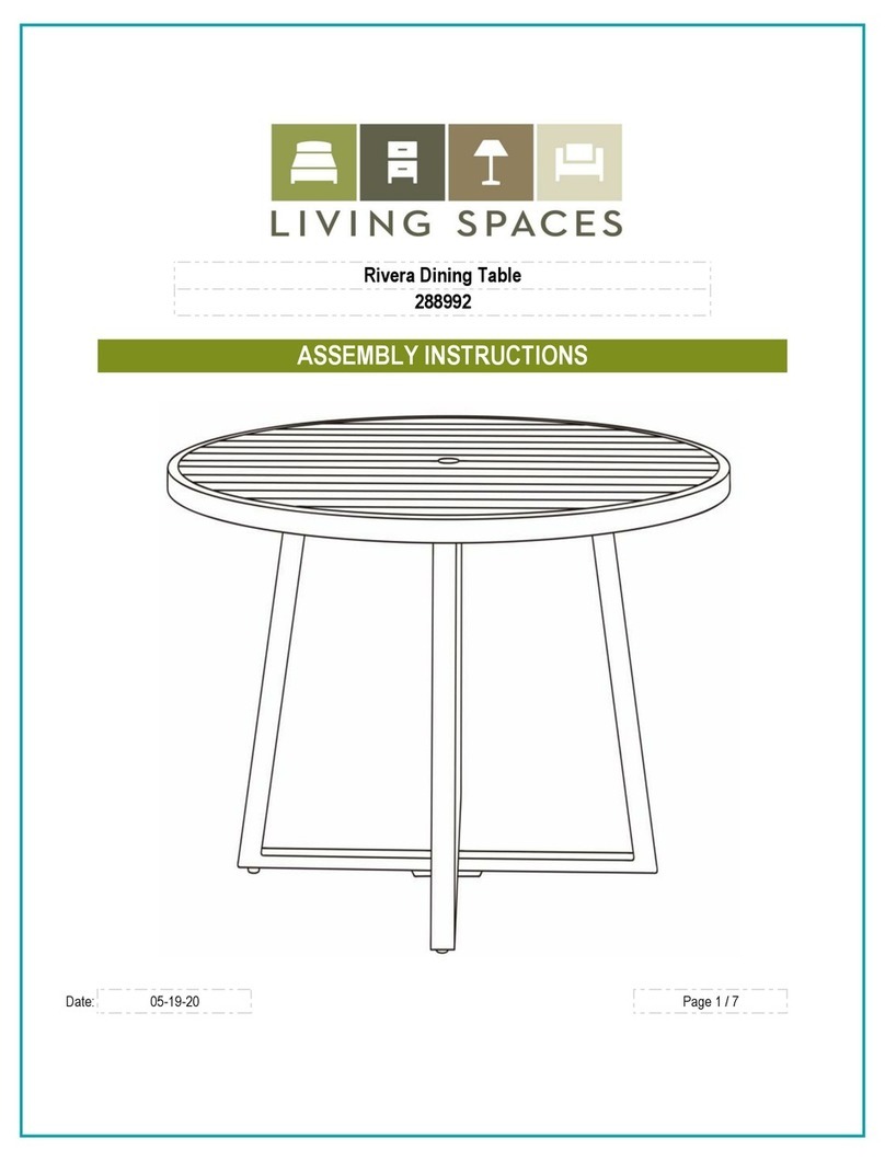 Living Spaces Rivera 288992 User manual Living Spaces Rivera 288992 User manual