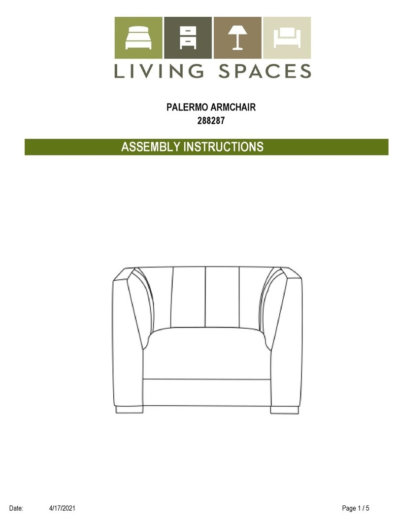 Living Spaces PALERMO 288287 User manual