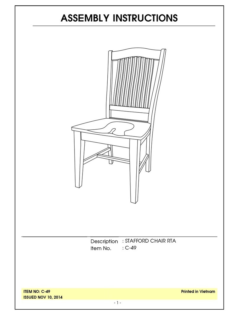 Unfinished Furniture of Wilmington C-49 User manual Unfinished Furniture of Wilmington C-49 User manual