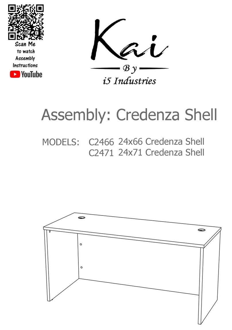 i5 Industries Kai Credenza C2466 Assembly