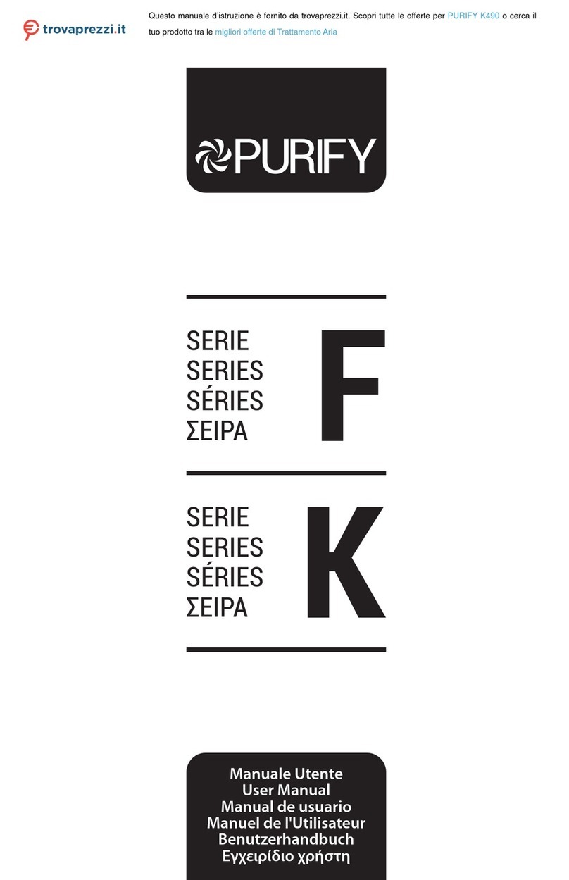 PURIFY F Sreies user manual