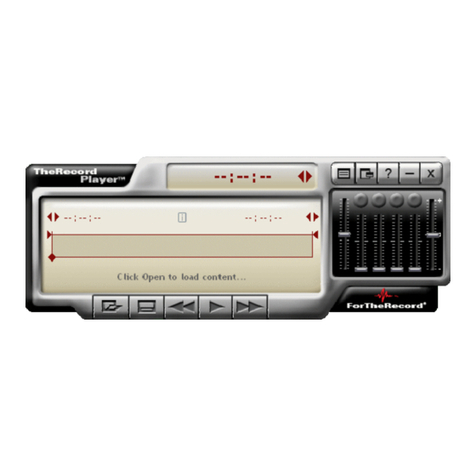 ForTheRecord TheRecord Player user guide