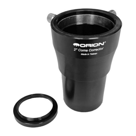 ORION TELESCOPES & BINOCULARS 2" Photo-Visual Coma Corrector User manual ORION TELESCOPES & BINOCULARS 2" Photo-Visual Coma Corrector User manual