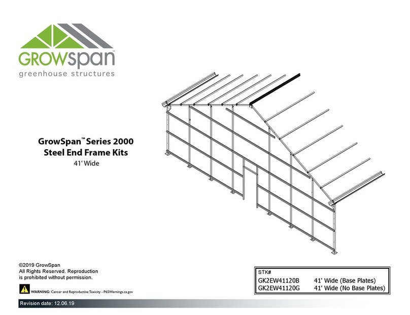 GrowSpan 2000 Series manual GrowSpan 2000 Series manual