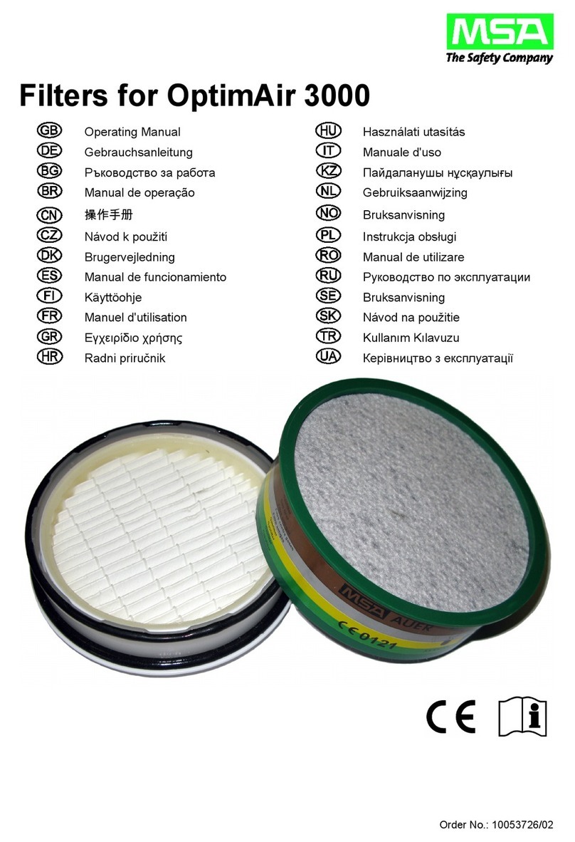 MSA OptimAir 3000 operating manual
