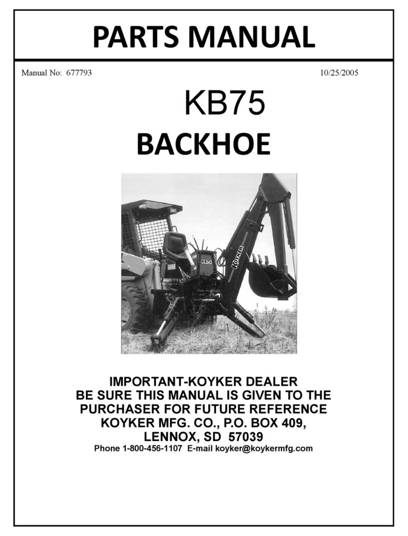 Koyker KB75 parts manual