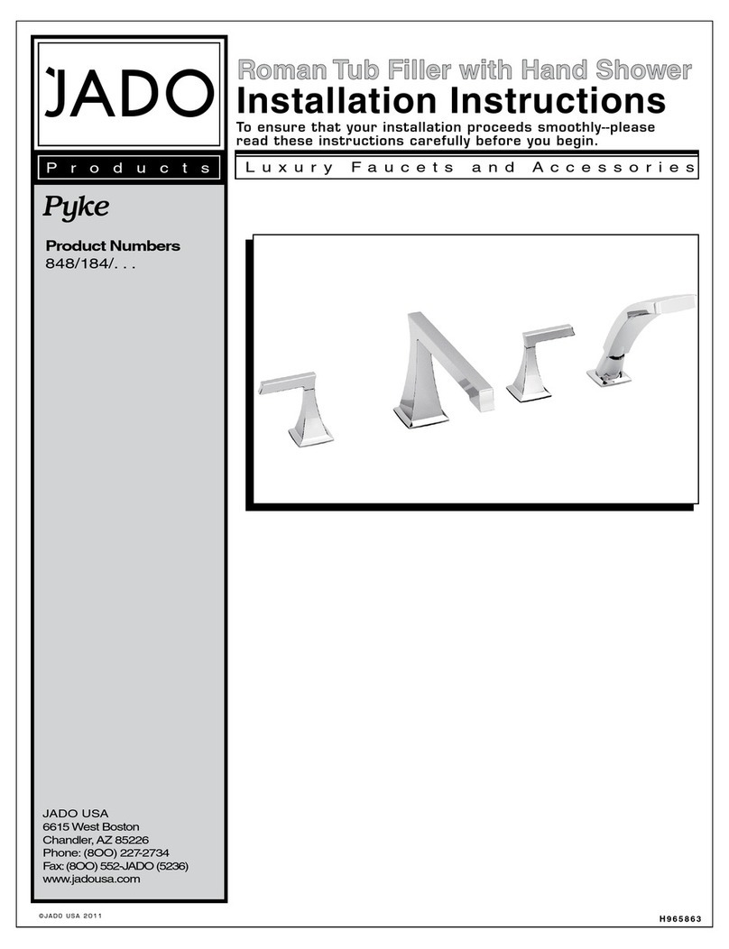 JADO Pyke Roman 848 installation instructions
