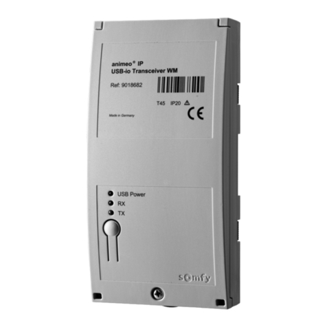 SOMFY animeo IP installation guide
