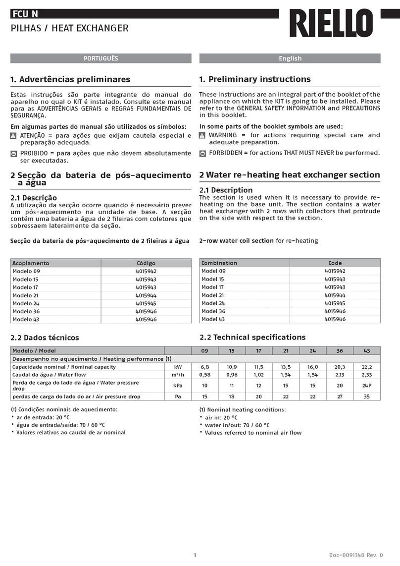 Riello FCU 09 N manual