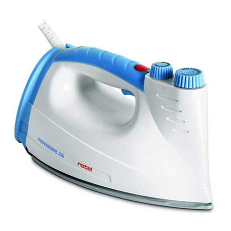 Rotel Professional Extra STEAMIRONPROFEXTRA981EU1 instructions