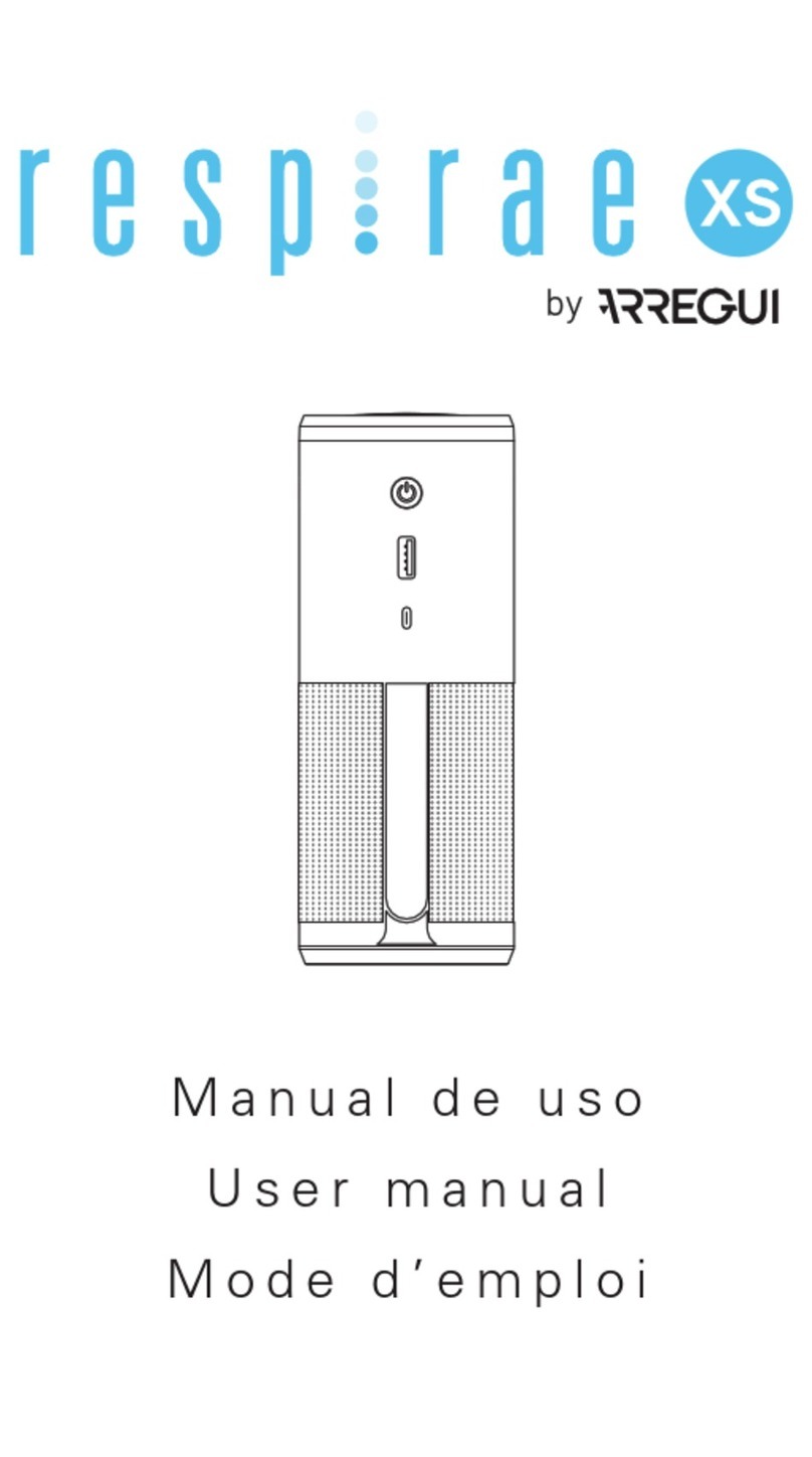 Arregui Respirae XS user manual