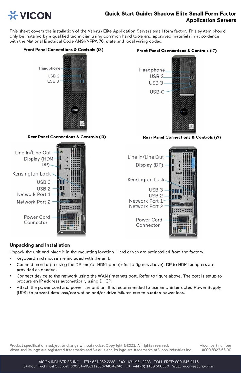 Vicon Valerus Shadow Elite User manual