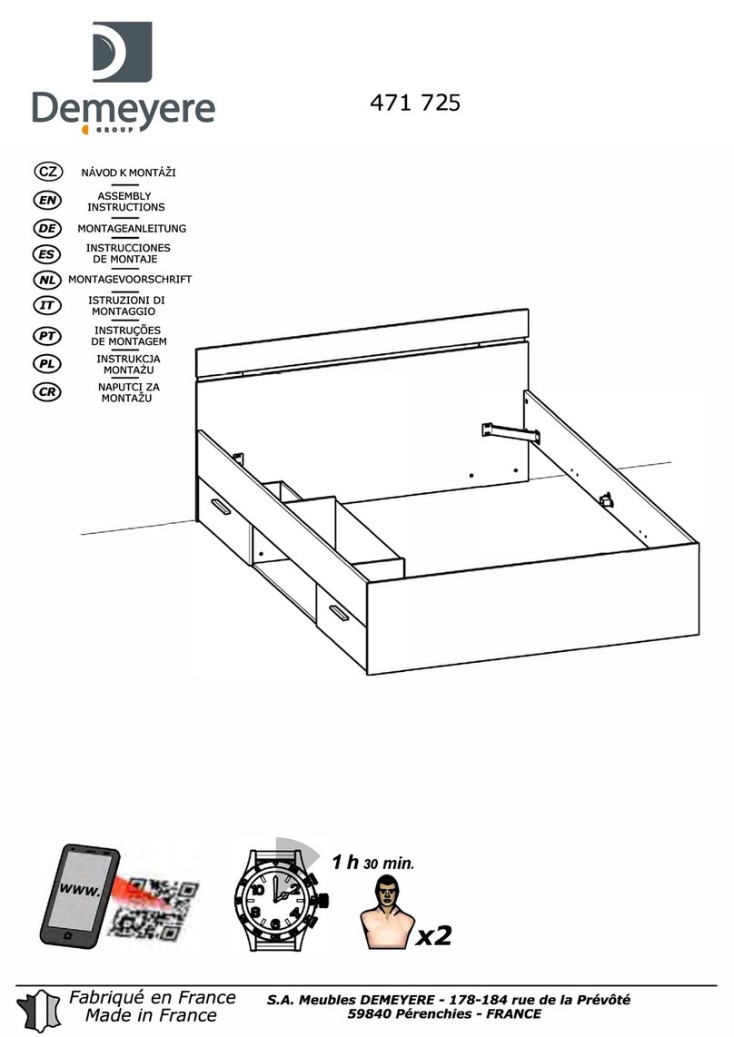 Demeyere 471 725 Assembly instructions