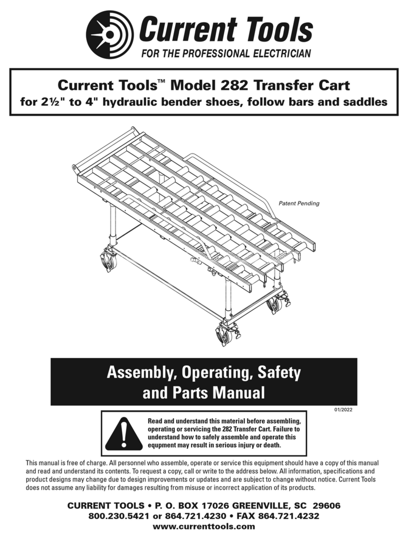 Current Tools 282 Assembly, Operating, Safety and Parts Manual