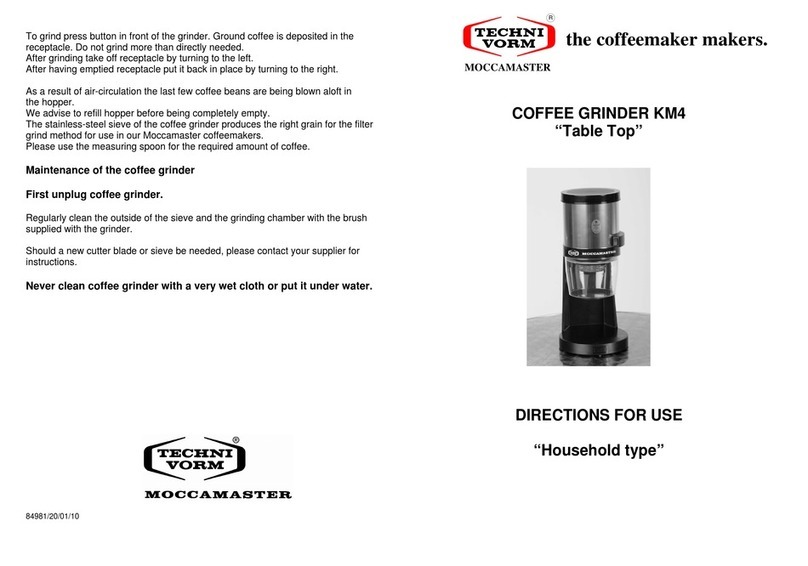 Technivorm KM4 Manual