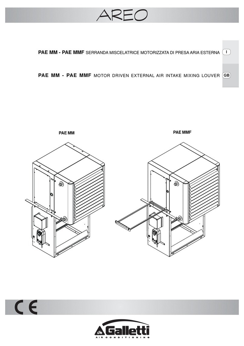 Galletti PAE MM User manual