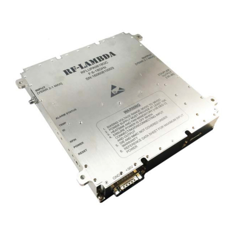 RF-Lambda RFLUPA0618GB User manual RF-Lambda RFLUPA0618GB User manual
