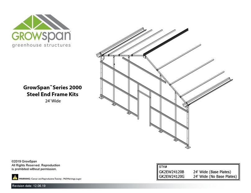 GrowSpan 2000 Series User manual