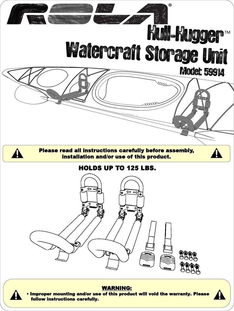 Cequent Performance Products Rola Hull-Hugger 59914 instructions Cequent Performance Products Rola Hull-Hugger 59914 instructions
