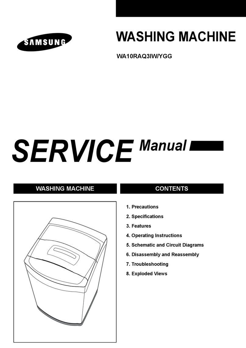 Samsung WA10RAQ3IW/YGG Service manual