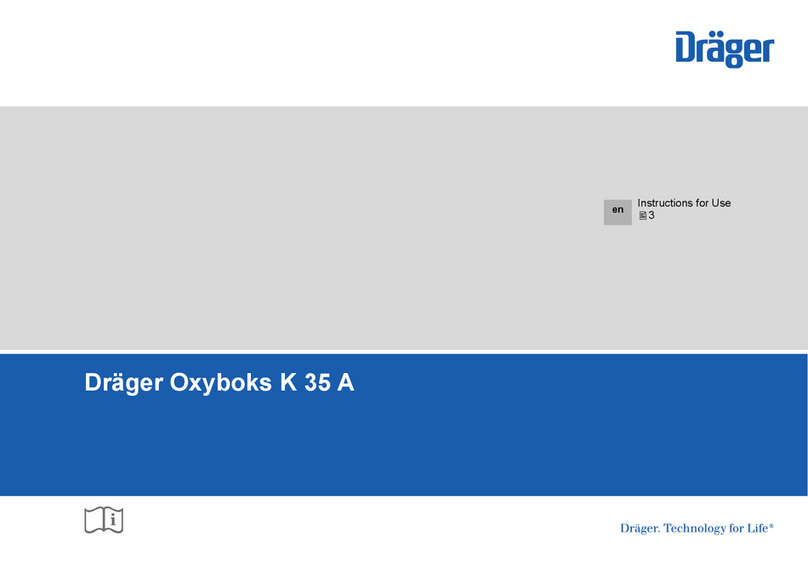 Dräger Oxyboks K 35 A Instructions for use Dräger Oxyboks K 35 A Instructions for use
