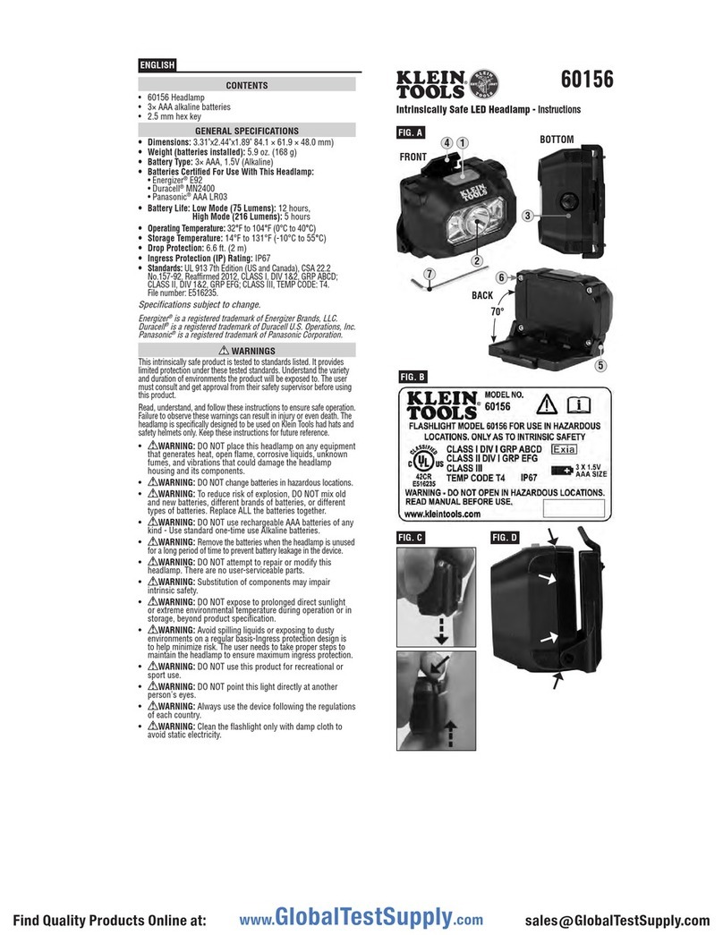 Klein Tools 60156 instructions
