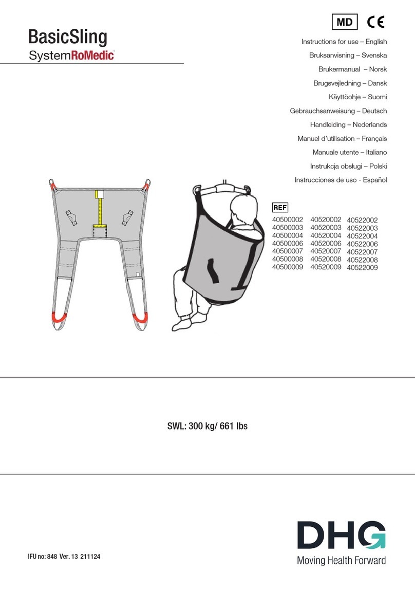 DHG SystemRoMedic BasicSling 40500002 Instructions for use