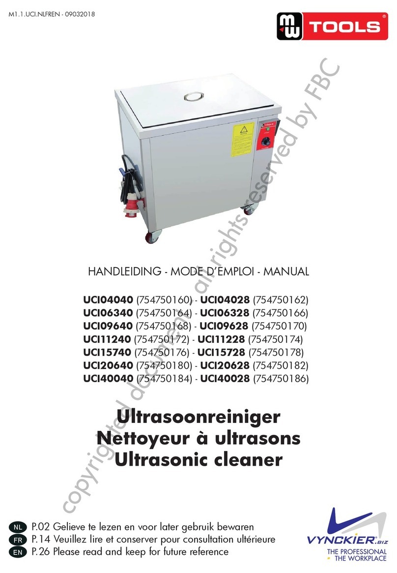 MW TOOLS UCI04040 User manual