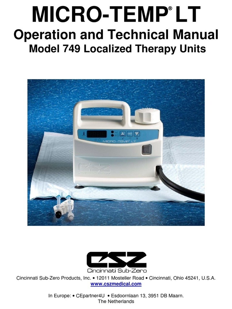 CSZ MICRO-TEMP LT 749 Operation and technical manual