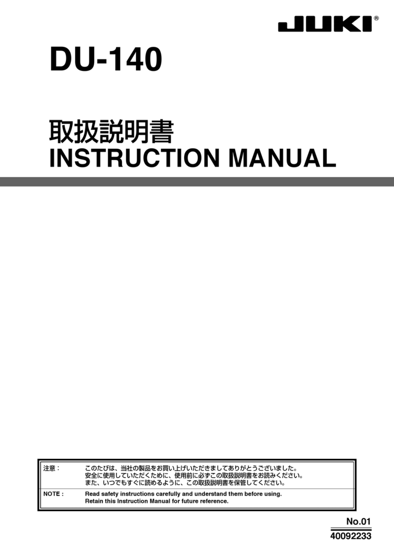 JUKI DU-140 User manual