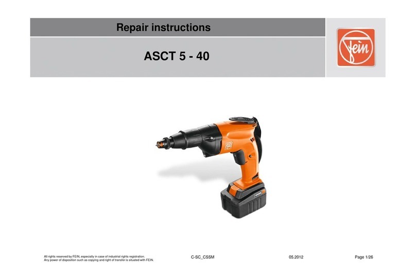 JEM ASCT 5 - 40 Repair instructions