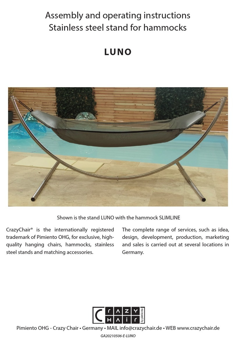 Pimiento CrazyChair LUNO Assembly and operating instructions