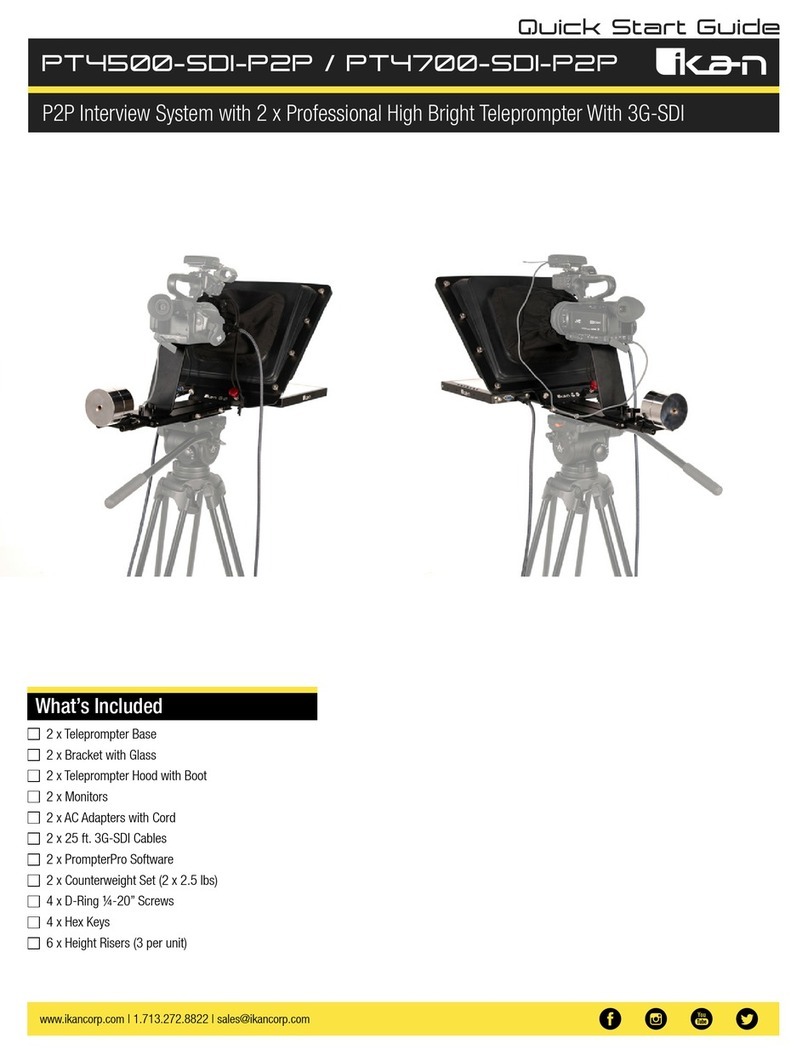 Ikan PT4500-SDI-P2P quick start guide