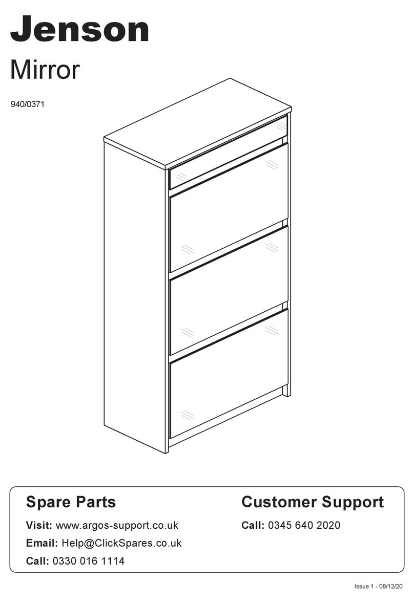 Argos Jenson Mirror User manual Argos Jenson Mirror User manual