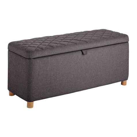 Argos Hygena Large Fabric Ottoman User manual Argos Hygena Large Fabric Ottoman User manual
