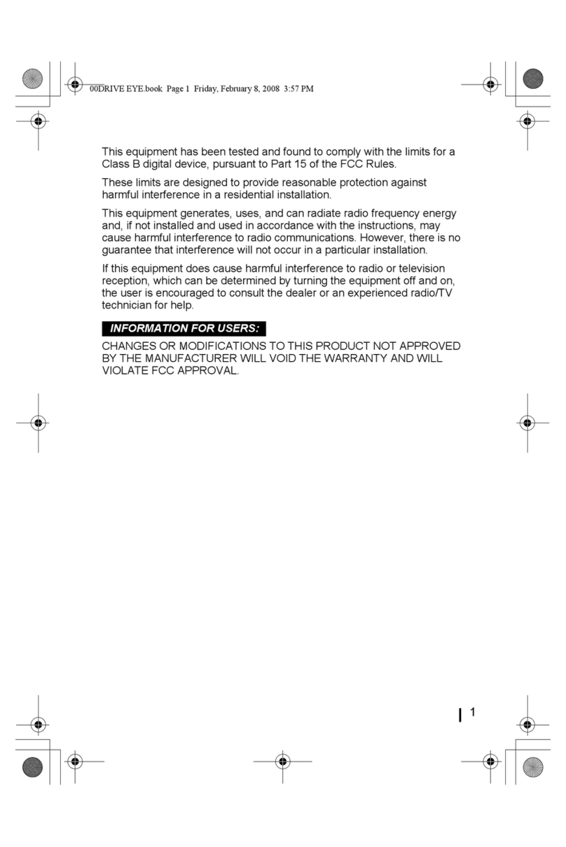 Clarion Drive Eye manual Clarion Drive Eye manual