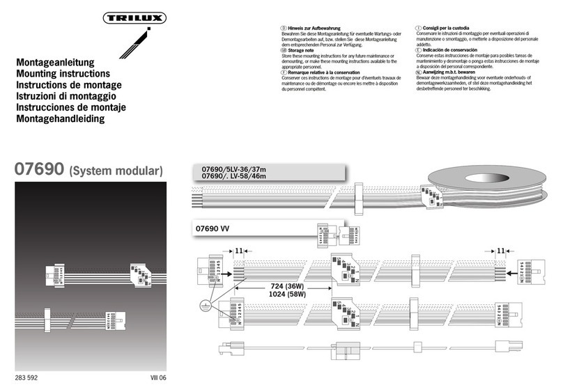 Trilux 07690 Mounting instructions