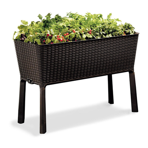 Keter Elevated Garden Bed Assembly instructions