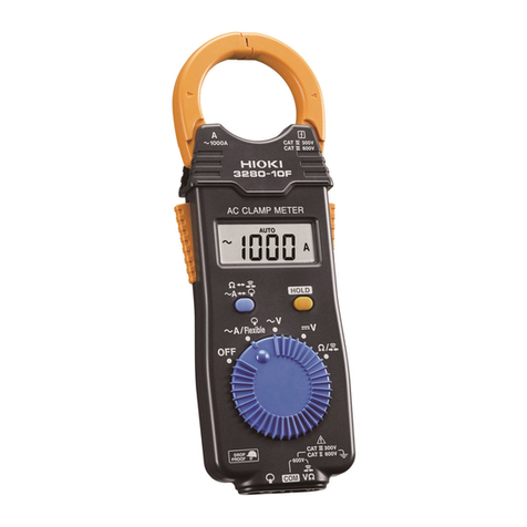 Hioki 3280-10F User manual
