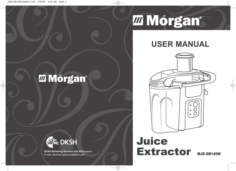 Morgan MJE-SB145W user manual