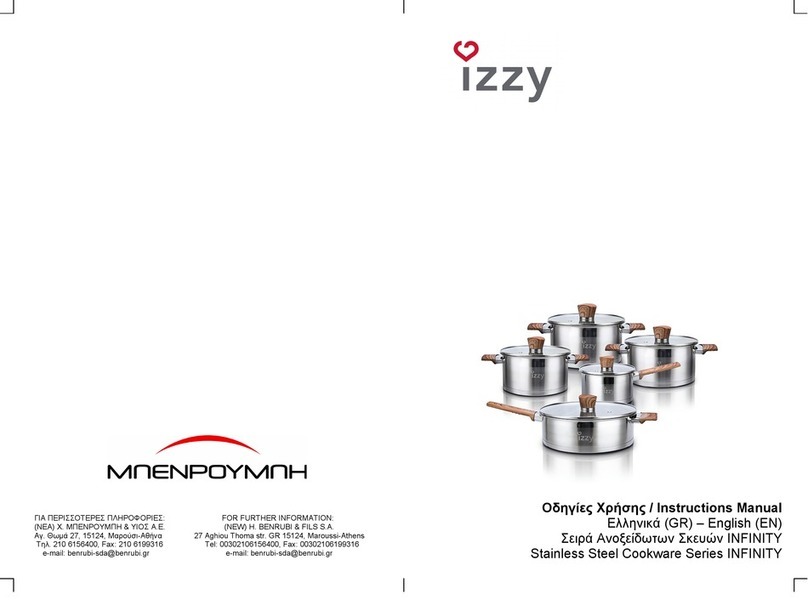 izzy INFINITY Series instruction manual