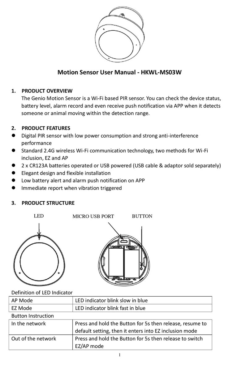 Genio HKWL-MS03W user manual