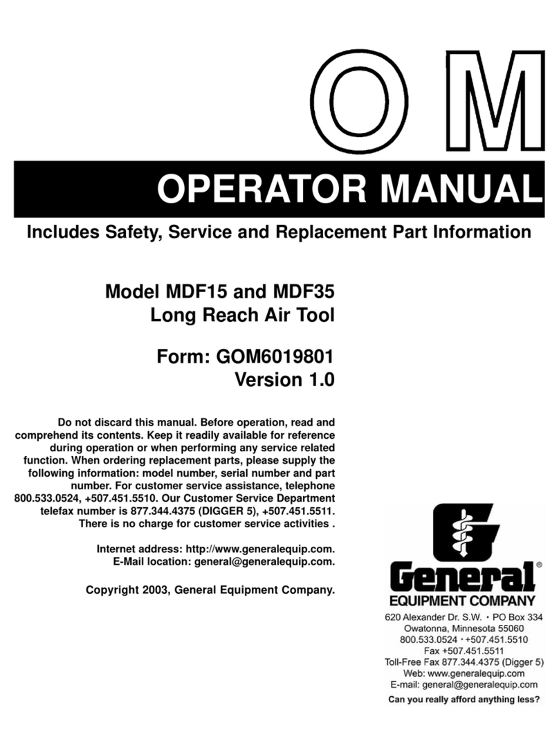 General MDF15 User manual