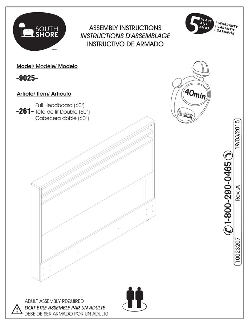 SouthShore 9025 User manual SouthShore 9025 User manual