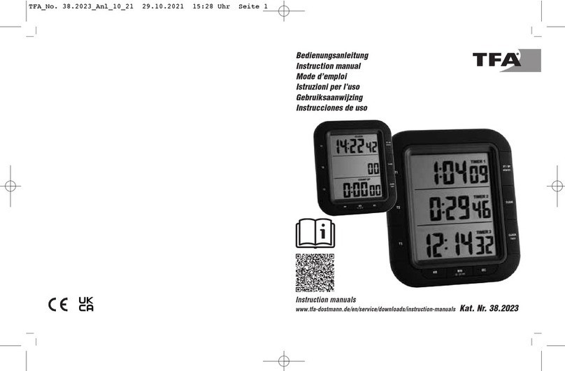 TFA TRIPLE TIME XL User manual