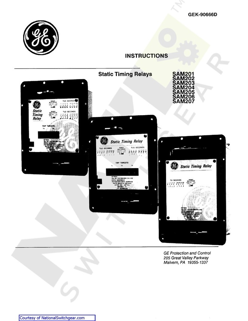 GE SAM201 User manual
