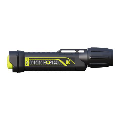 Underwater Kinetics MINI-Q40 MK2 quick start guide Underwater Kinetics MINI-Q40 MK2 quick start guide