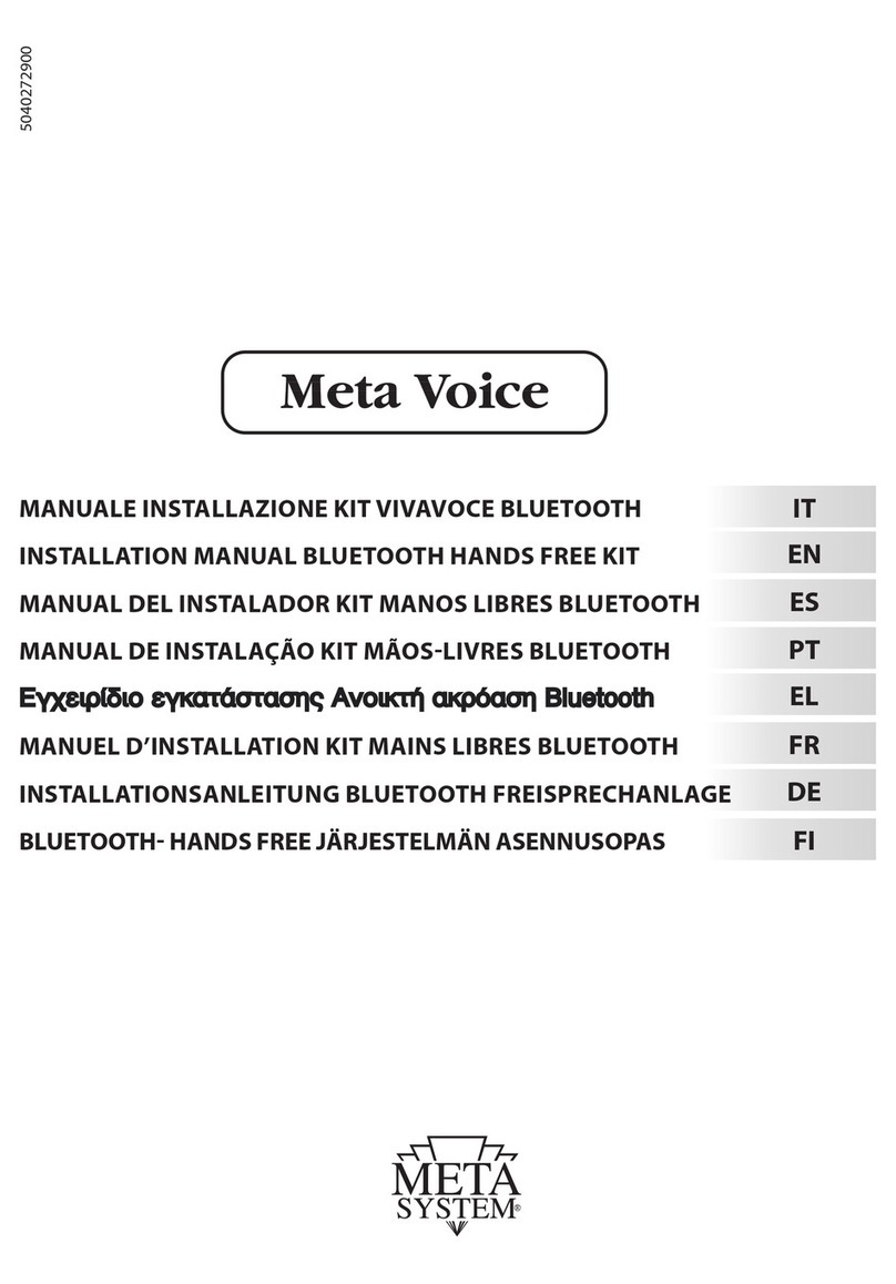 MetaSystem Meta Voice User manual MetaSystem Meta Voice User manual